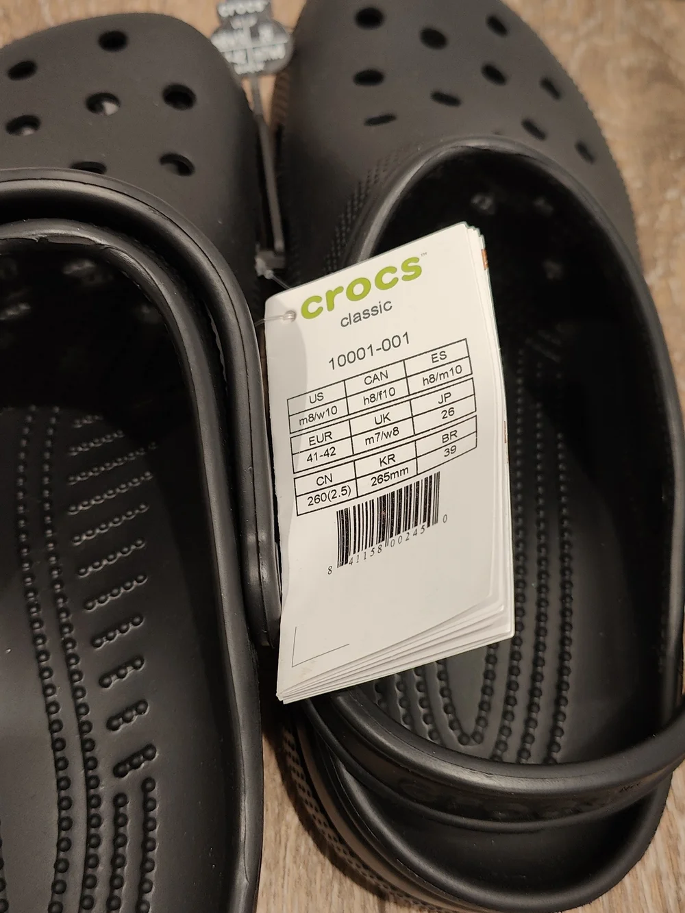 CROCS Unisex Classic Clog - Black
